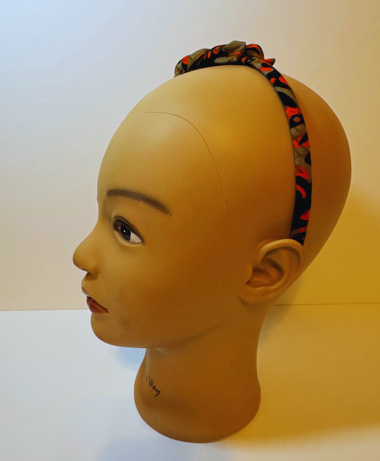 Afro Kids headband orange