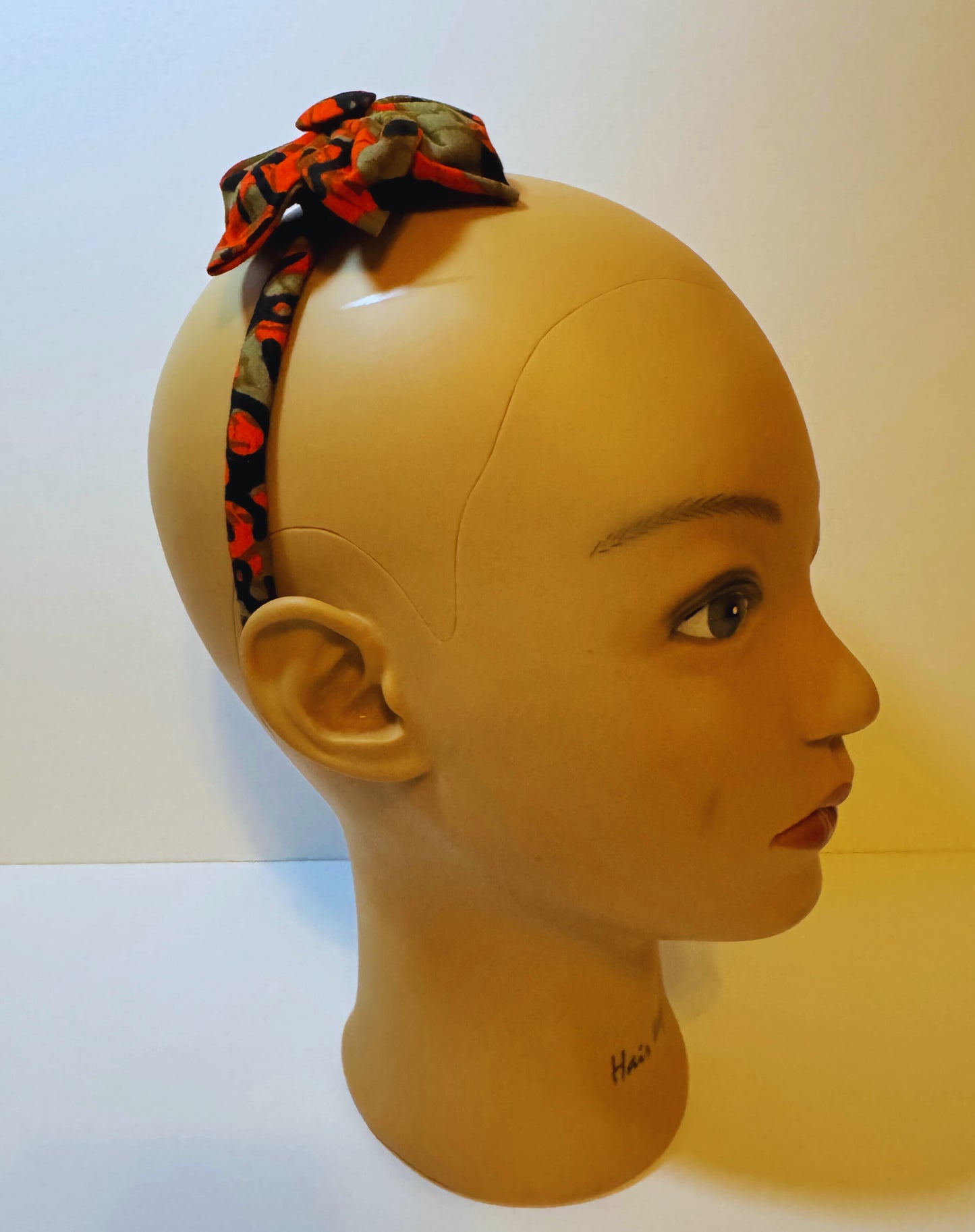 Afro Kids headband orange