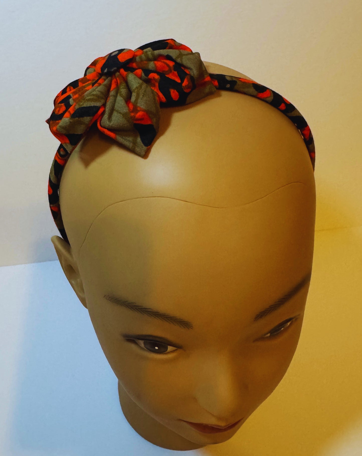 Afro Kids headband orange