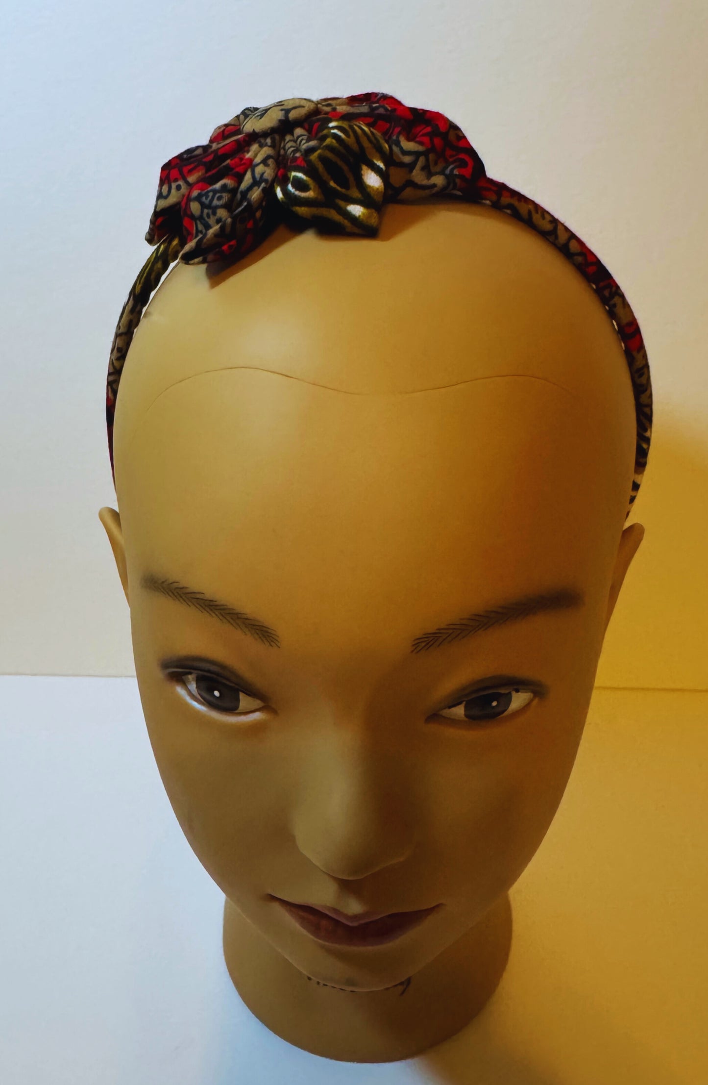Afro Kids headband burgundy