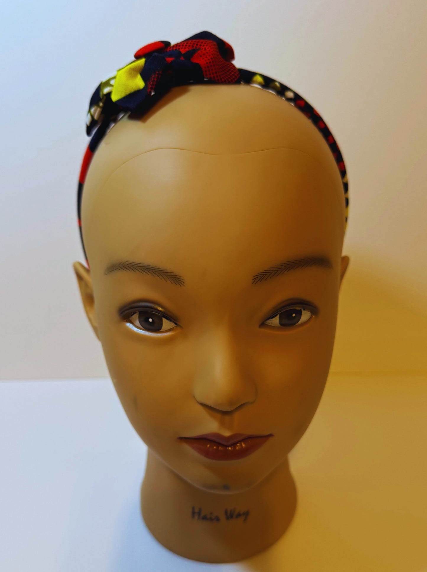 Afro Kids headband yellow floral