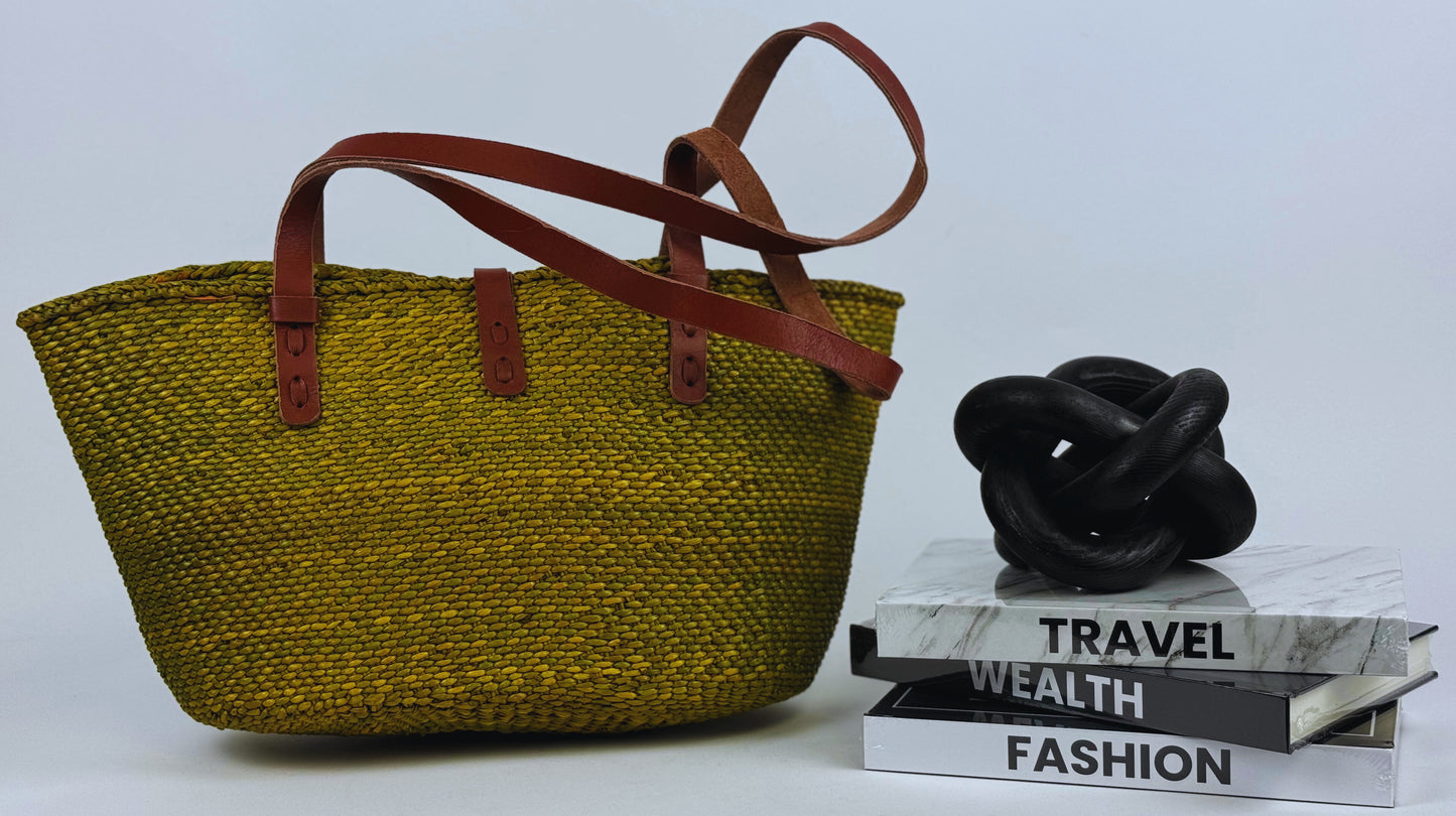 MALAIKA CHUMA Medium Green Bag