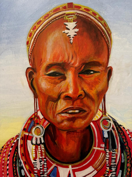 Elderly maasai mother