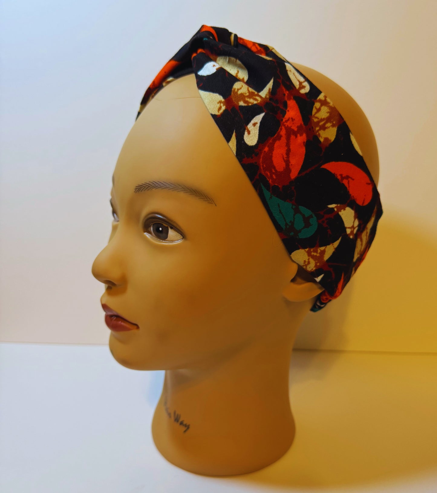 Afro headband multicolor kente