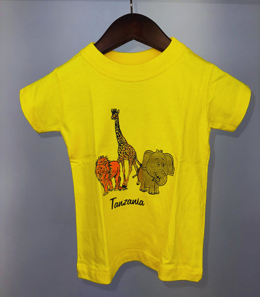 Unisex Safari Wildlife T-shirts (1-2 yrs) each different pattern