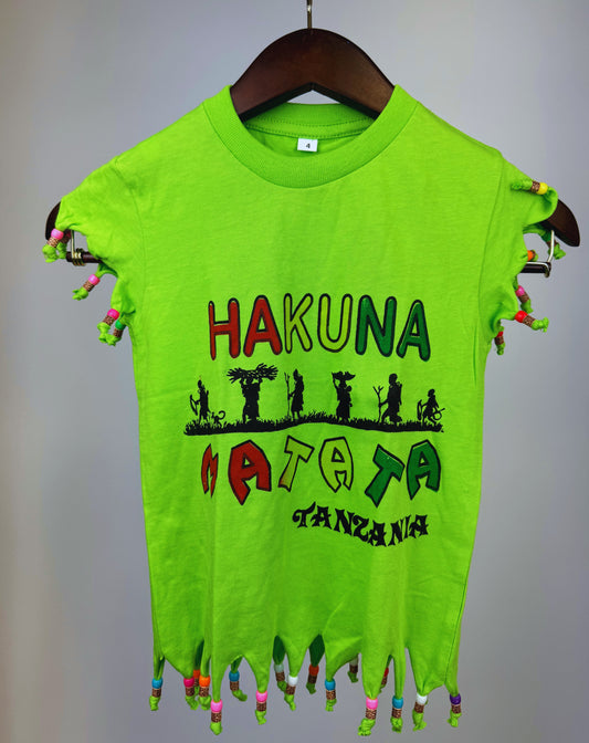 Beaded Safari Wildlife T-shirts  (4 Yrs) each different pattern