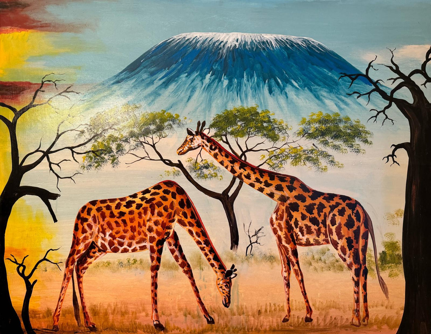 Twiga – Giraffe under Mount Kilimanjaro